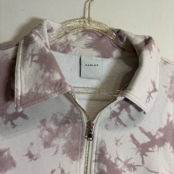 Varley Romero Sweatshirt in Taupe Tie Dye Size Large Cotton - Picture 8 of 12